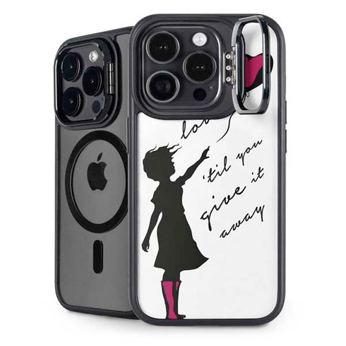 Love Isnt Love Til You Give It Away iPhone 14 Pro Kickstand Case